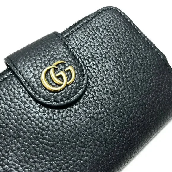 GUCCI Diana Double G with bamboo Leather Wallet bran399-100625